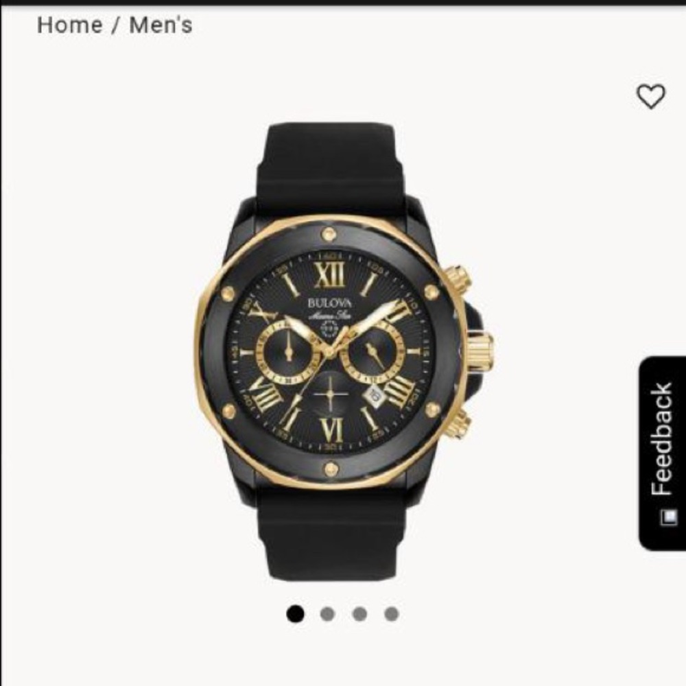 Mens Bulova Marine Star watch